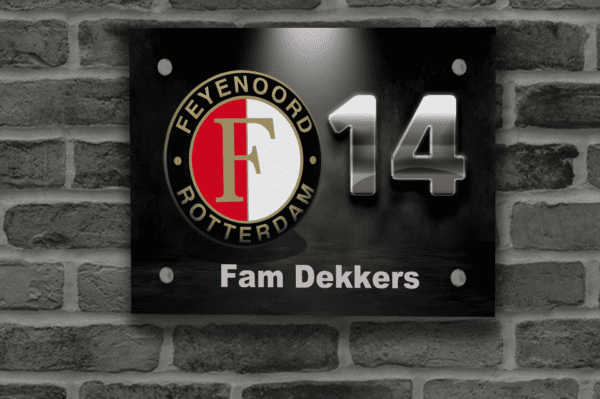 Feyenoord Naambordje 3