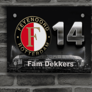 Feyenoord Naambordje 4