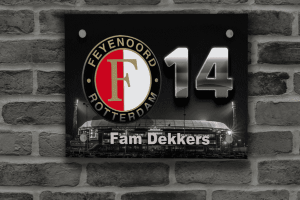 Feyenoord Naambordje 4