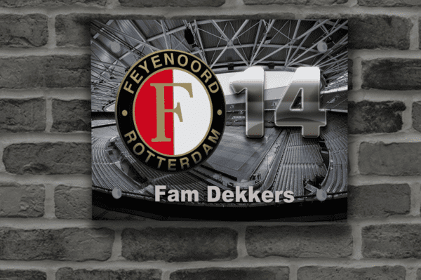 Feyenoord Naambordje 5