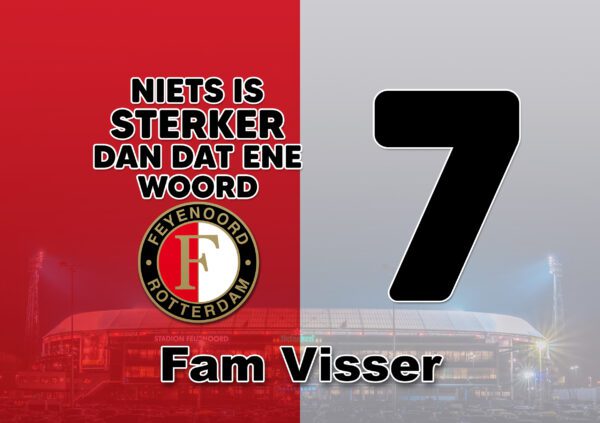 Feyenoord Naambordje 7