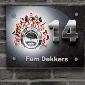 Feyenoord Naambordje 10