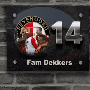 Feyenoord Naambordje 9